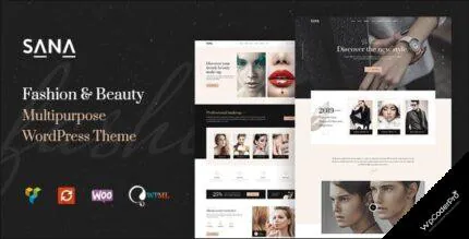 Download Sana – Fashion Stylist, Beauty Salon and Makeup Artist WordPress Theme v1.3.3