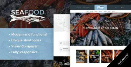 Download Seafood Company and Restaurant WordPress Theme v1.4