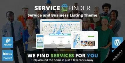 Download Service Finder GPL – Provider and Business Listing WordPress Websites v3.5.1