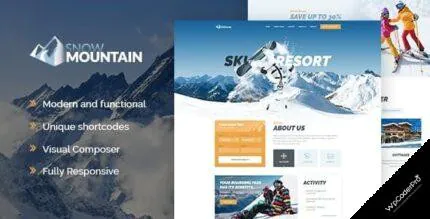Snow Mountain WordPress Theme