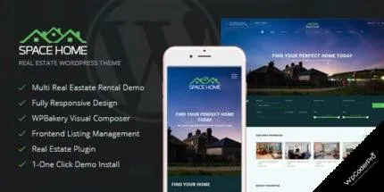 Download Space Home – Real Estate WordPress Theme v2.2.2