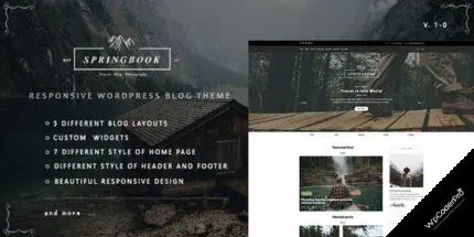 Springbook WordPress Theme