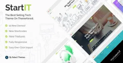 Download Startit – A Fresh Startup Business Theme v4.1.1