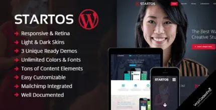 Download Startos – Modern App Landing Page WordPress Theme v1.5.0