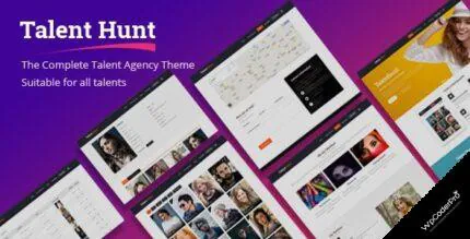 Download Talent Hunt – WordPress Theme for Model Talent Management Services v1.0.8