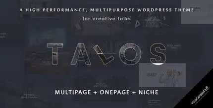 Download Talos – Creative Multipurpose WordPress Theme v1.3.0