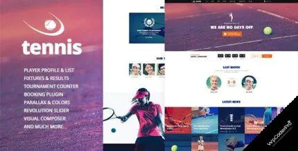 Tennis WordPress Theme