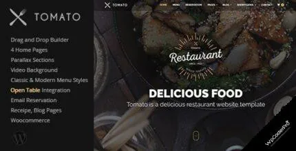 Download Tomato – Restaurant, Café, Espresso WordPress Theme v1.4