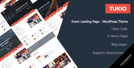 Download Tukio – Event Landing Page WordPress Theme v1.0.1