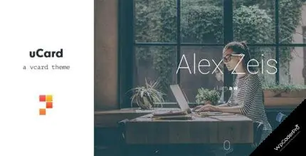 Download uCard – Animated vCard WordPress Theme v1.2.8