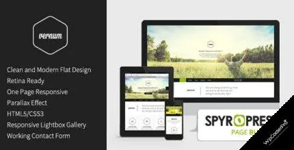 Download Vernum – Responsive OnePage Parallax WordPress Theme v3.0