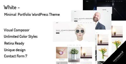 White Minimal WordPress Theme