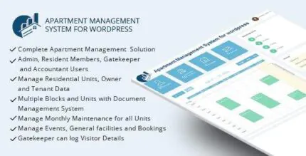 Download WPAMS - Apartment Management System For WordPress v31.0