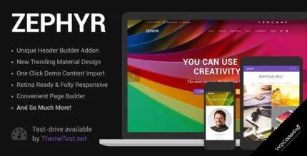 Zephyr WordPress Theme