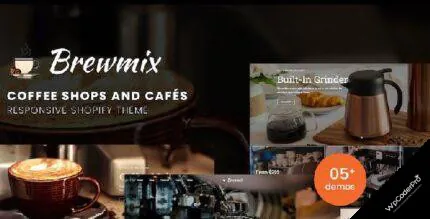 Download Brewmix - Coffee Shops and Cafés Shopify Theme