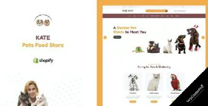 Download Kate - Dog and Pets Food Store Shopify Theme