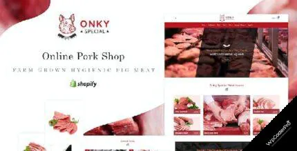 Download Onky Pork, Meat Shopify Theme