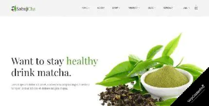 Download Sabujcha - Matcha Shopify Theme