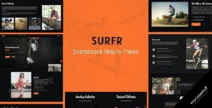 Download Surfr - Skateboard Single Product Shopify Theme